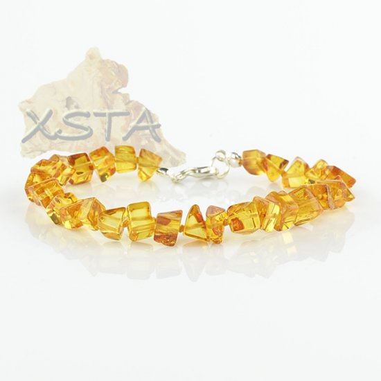 Baltic amber bracelet honey